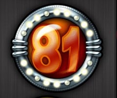 Lucky 81 symbol wild