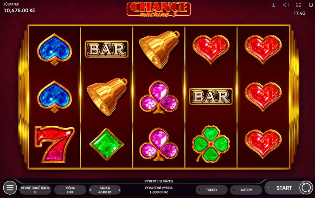 chance machine 5 automat online