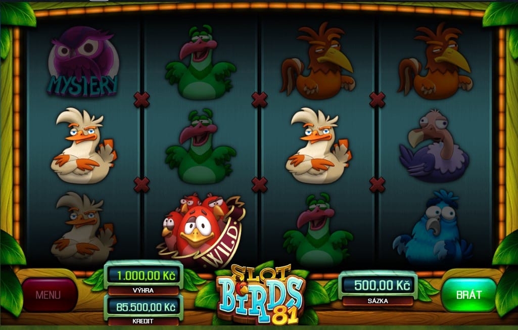 Výhra na automatu Slot Birds 81