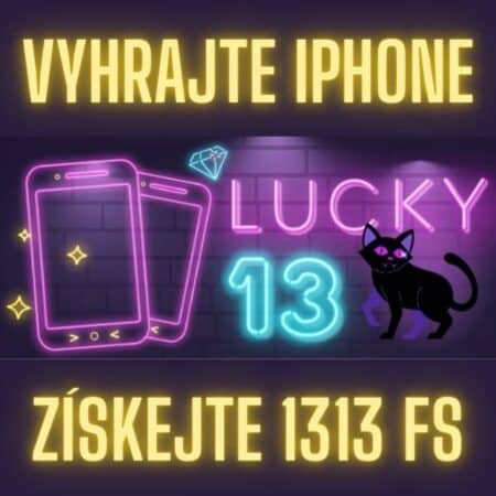 Dnes:13x iPhone+1313 free spinů+13 free spinů [Grandwin]