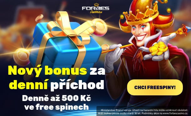 nový bonus za denní příchod forbes casino